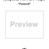 Symphony No. 6 in F Major, "Pastoral" - Flute 2