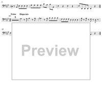 Introduzzione à Tre - Cello/Bass