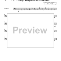 All Things Bright and Beautiful - Trombone 3