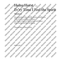 Ev’ry time I feel the Spirit - Choral Score