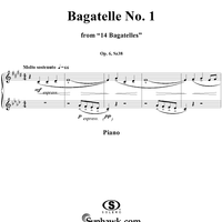 Bagatelle No. 1 "Molto Sostenuto"