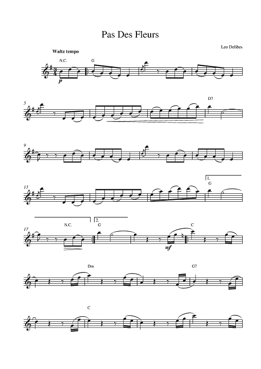Pas Des Fleurs