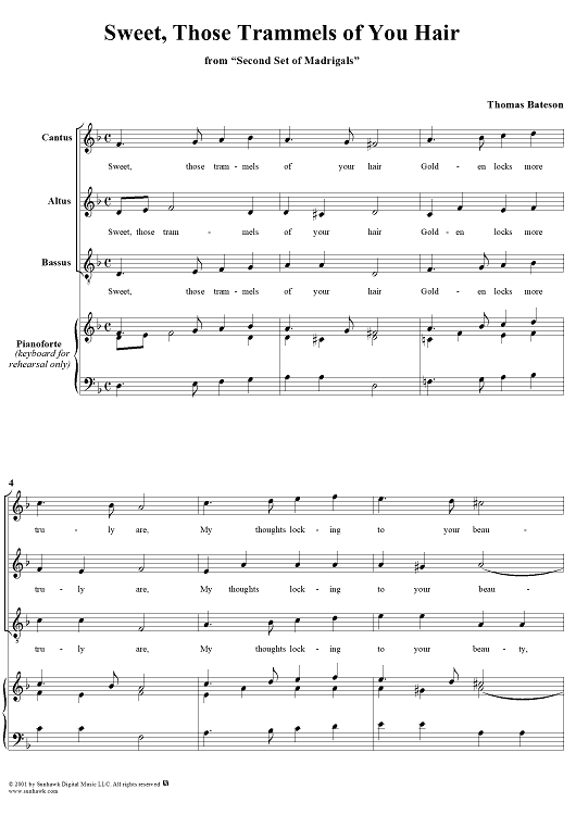 Sweet, Those Trammels of You Hair