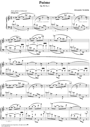 Op. 59, No. 1:  Poème