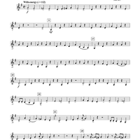 Trombone Tiger Rag - Bb Bass Clarinet
