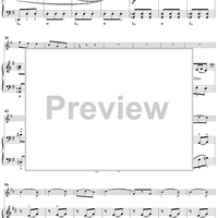 Easy Sonata in G Major for violin and piano - Piano Score