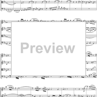 String Quartet No. 21, Movement 1 - Score