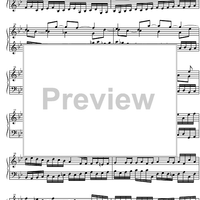 Fugue Bb Major BWV 954