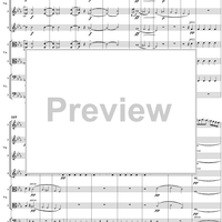 String Octet, Op. 20, Movement 4 - Score