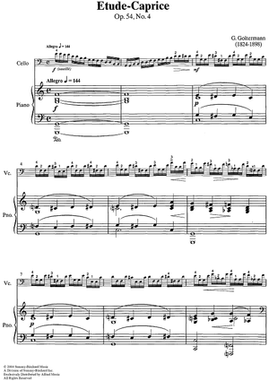 Etude-Caprice, Op. 54, No. 4