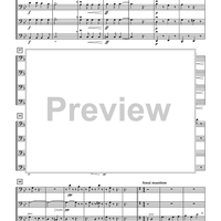 Mendelssohn Songs: Volume 1 for Cello Quartet - Score