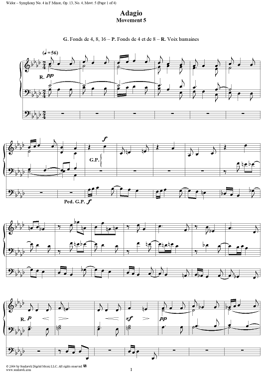 Symphony No. 4, Op. 13, No. 4: Movt. 5