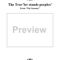 Seasons, "The trav'ler stands perplexed"