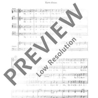 Concerted mass - Choral Score