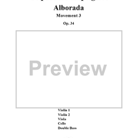 Capriccio Espagnol, Op. 34, III. Alborada