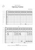 Opening Fanfare - Score