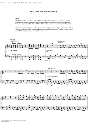 Fidelio, Op. 72, No. 16: "Heil! Heil! Heil sei dem Tag"