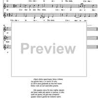 Da questa bocca tua dolce e sì cara