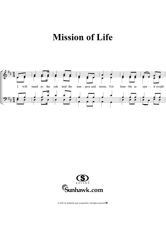 Mission of Life