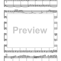 Suite No. 3 in C - Score