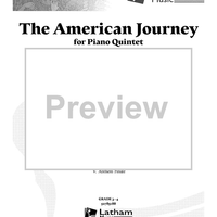 The American Journey for Piano Quintet - Score