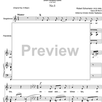 Lieder No. 1 aus dem Schenkenbuch im Divan Op.25 No. 5