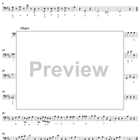 Quartet in D major - Cello/Bassoon 2