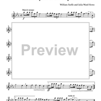 Battle Hymn of the Republic - Part 1 Flute, Oboe or Violin