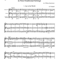 Four Traditional Christmas Trios In Non-Traditional Settings - Score