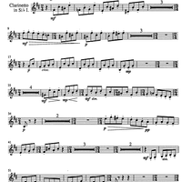 Cantico  3 - B-flat Clarinet 1