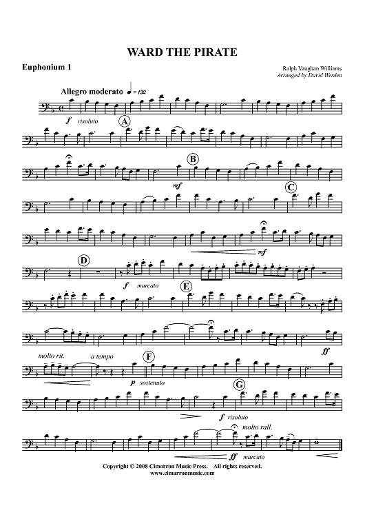 Ward the Pirate - Euphonium 1 BC/TC