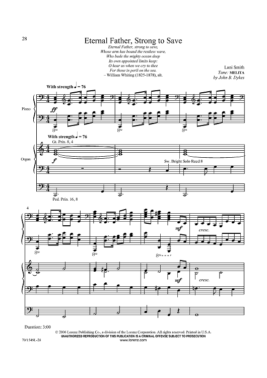 Eternal Father, Strong to Save