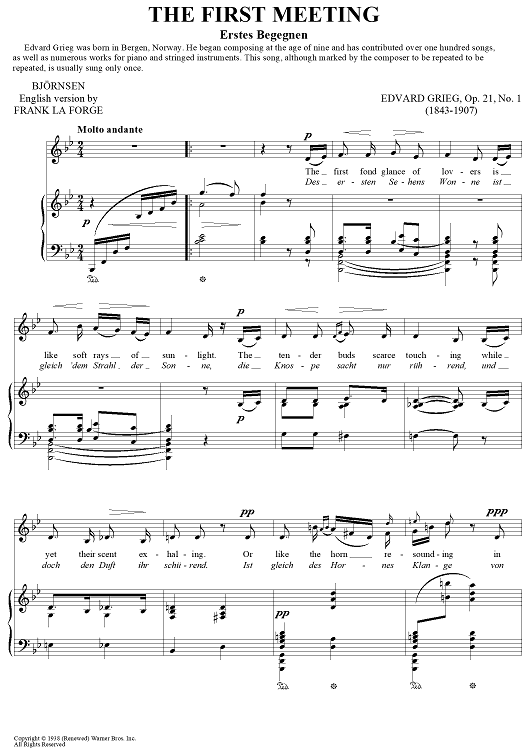 The First Meeting (Erstes Begegnen)