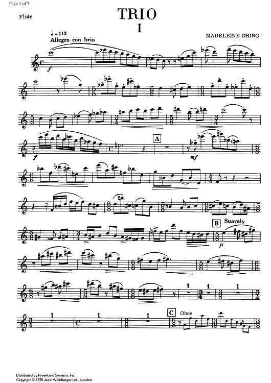 Trio - Flute