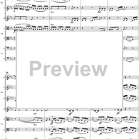 String Octet, Op. 20, Movement 2 - Score