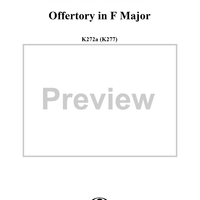 Offertorium de b.v. Maria "Alma Dei creatorius," K272a (K277)