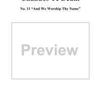 Chandos Te Deum in B-flat Major, HWV281: No. 11, And We Worship Thy Name