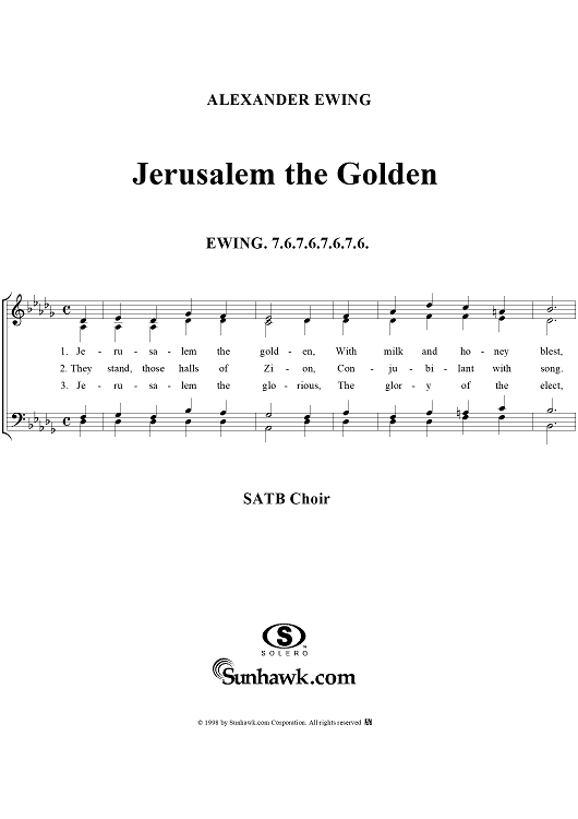 Jerusalem the Golden