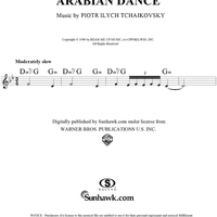 Suite from ''The Nutcracker''. Danse arabe (Theme)