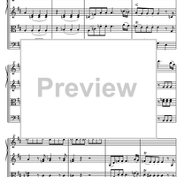 Quartet D Major KV285 - Score