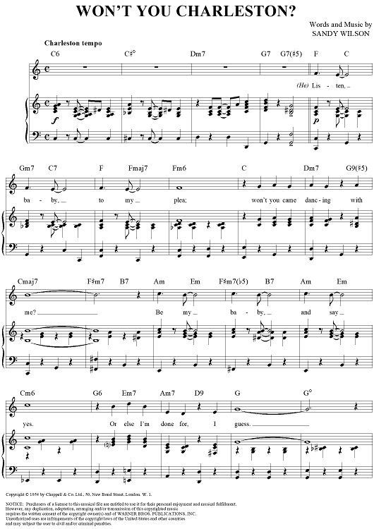 Won't You Charleston?