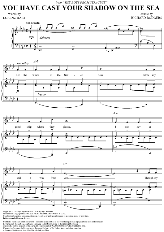 You Have Cast Your Shadow on the Sea