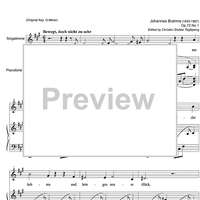 Alte Liebe Op.72 No. 1