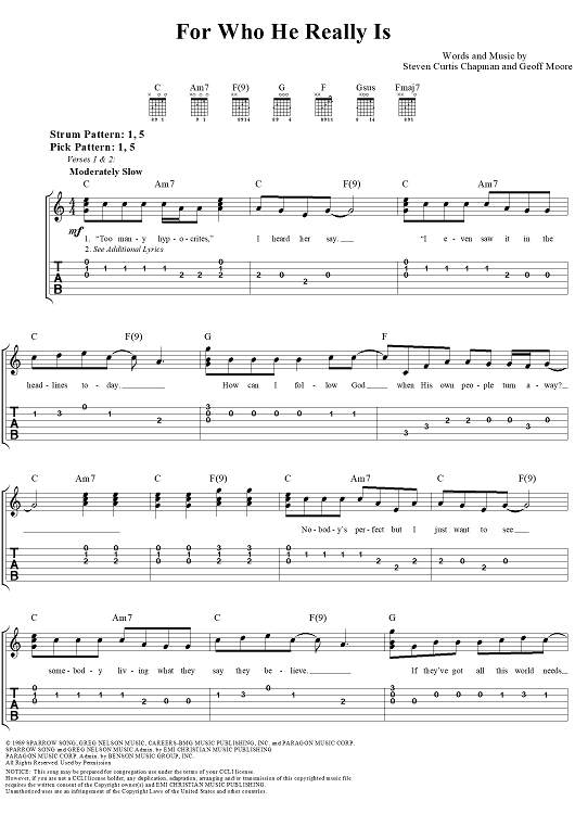 For Who He Really Is