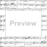 String Quartet No. 10, Movement 4 - Score