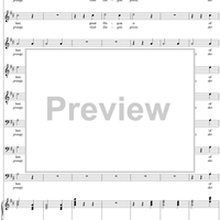 Samson, Act 2, No. 38: "Fix'd in his everlasting seat, Jehovah" - Score