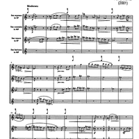 Quartetto (Quartet) - Score