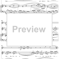 "Christen müssen auf der Erden", Aria, No. 3 from Cantata No. 44: "Sie werden euch in den Bann tun" - Piano Score