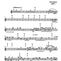 Quartetto (Quartet) - Baritone Saxophone