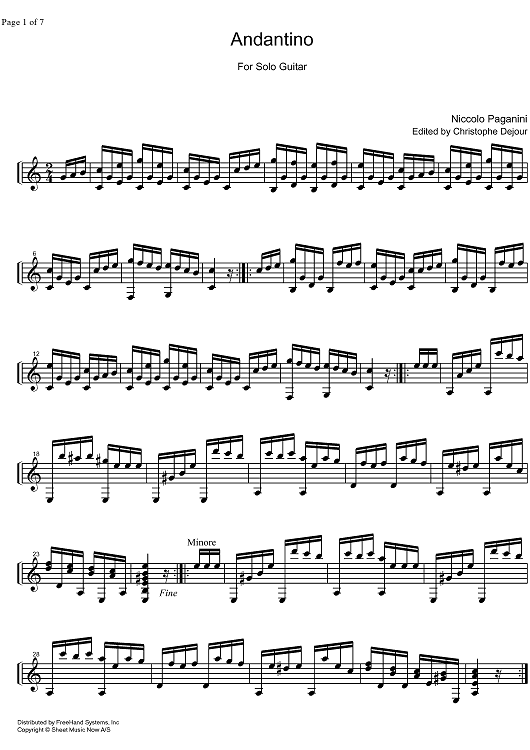 Andantino No. 2 C Major